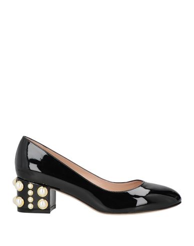 Stuart Weitzman Woman Pumps Black Size 6 Leather In Black
