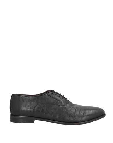 Jp/david Man Lace-up Shoes Black Size 11 Leather In Black