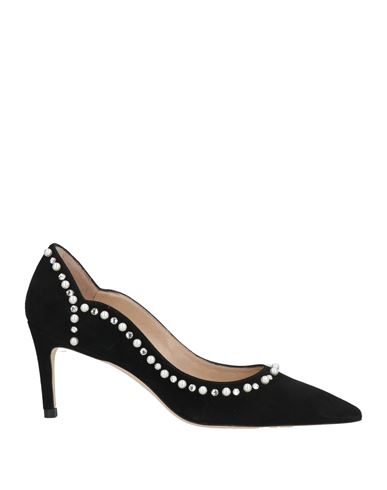 Stuart Weitzman Woman Pumps Black Size 6 Leather In Black
