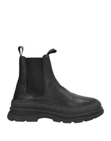 Replay Man Ankle Boots Black Size 9 Leather In Black
