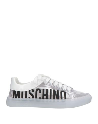 Moschino Couture Woman Sneakers White Size 8 Rubber, Synthetisches Material In White