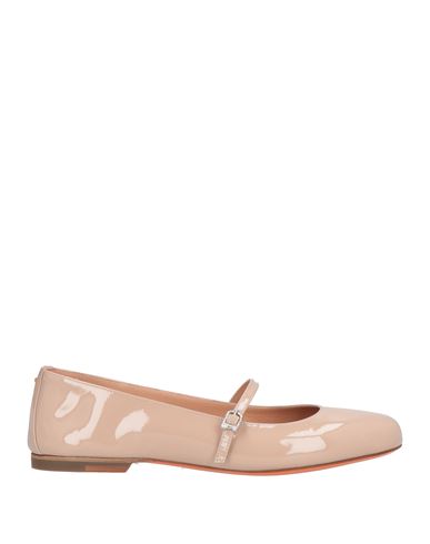 Santoni Woman Ballet Flats Blush Size 8 Leather In Pink
