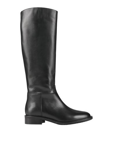 Anima Woman Boot Black Size 8 Leather In Black