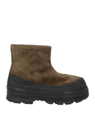 Diemme Woman Ankle Boots Dark Green Size 6 Shearling In Green