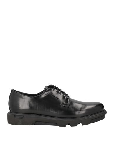 Antica Cuoieria Man Lace-up Shoes Black Size 12 Leather In Black