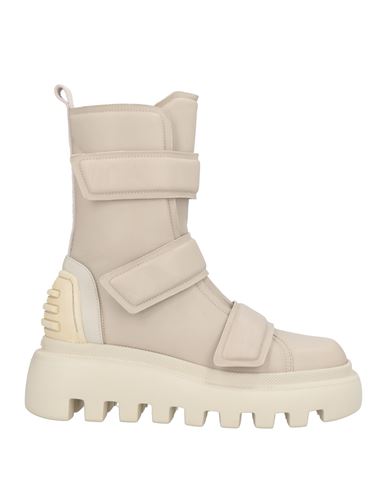 Vic Matie Vic Matiē Woman Ankle Boots Light Grey Size 7 Leather In Neutral