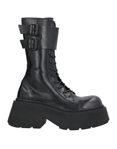 Vic Matie Vic Matiē Woman Ankle Boots Black Size 7 Leather In Black