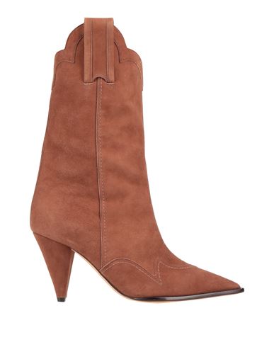 Alexandre Birman Woman Boot Brown Size 8 Leather In Brown