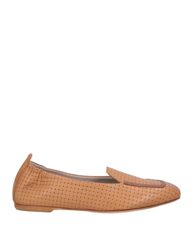 Lilimill Woman Loafers Camel Size 8 Leather In Sand
