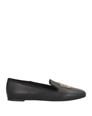Brunello Cucinelli Woman Loafers Black Size 7 Leather In Black