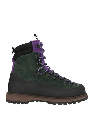 Diemme Woman Ankle Boots Dark Green Size 6 Leather In Green