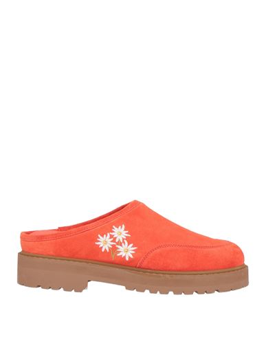 Diemme Man Mules & Clogs Red Size 10 Leather In Red