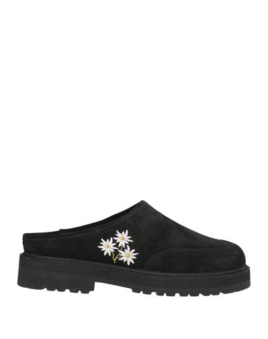Diemme Man Mules & Clogs Black Size 10 Leather In Black