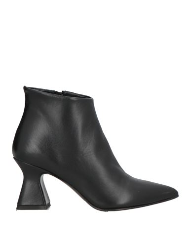 Silvia Rossini Woman Ankle Boots Black Size 6 Leather In Black