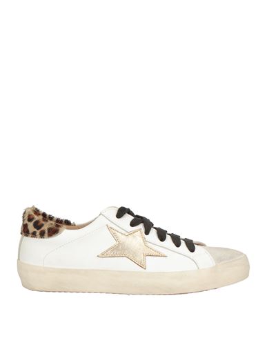 Loretta Pettinari Woman Sneakers White Size 6 Leather In White