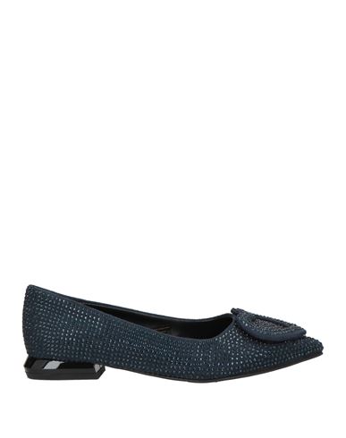 Tosca Blu Woman Ballet Flats Midnight Blue Size 7 Textile Fibers In Blue
