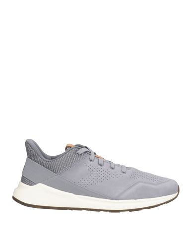 Reebok Man Sneakers Grey Size 8 Leather, Textile Fibers In Gray