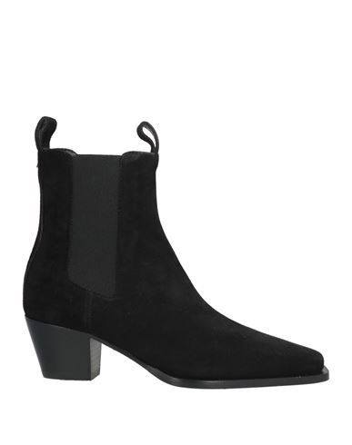 Totême Toteme Woman Ankle Boots Black Size 7 Leather In Black