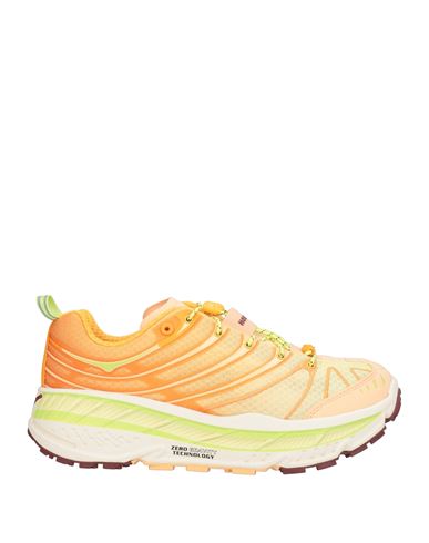 Hoka Stinson Evo Og Rubber And Faux Suede-trimmed Mesh Trail Running Sneakers In Orange