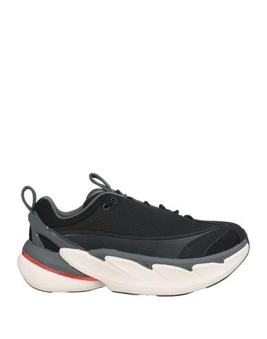 Hoka Man Sneakers Black Size 4 Leather, Textile Fibers In Black