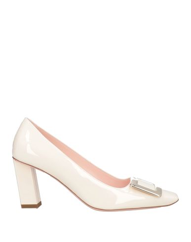 Roger Vivier Women Belle Vivier Patent Leather Ballets In White