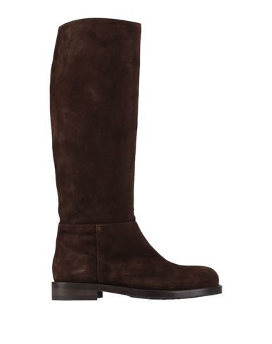 By A. Woman Boot Dark Brown Size 6 Leather In Brown