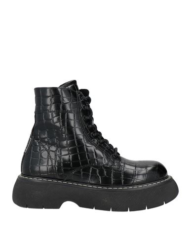 Steve Madden Woman Ankle Boots Black Size 8 Textile Fibers In Black