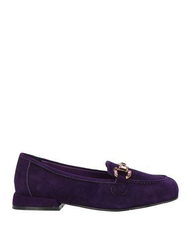 Tosca Blu Studio Woman Loafers Purple Size 7 Leather In Purple