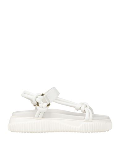 Voile Blanche Woman Sandals White Size 8 Leather