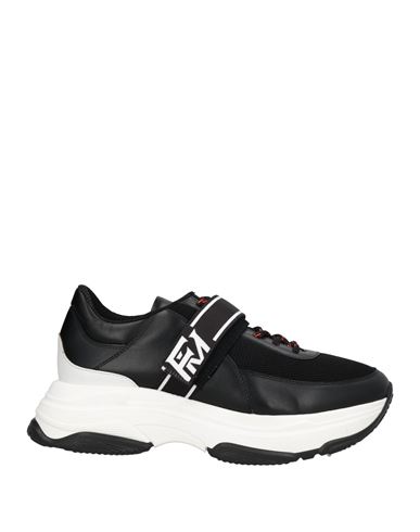 Frankie Morello Man Sneakers Black Size 9 Textile Fibers In Black