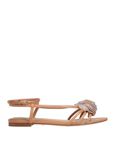 Lola Cruz Woman Sandals Camel Size 7 Leather In Neutral