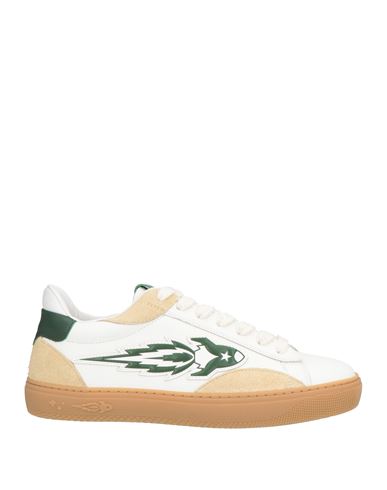 Enterprise Japan Man Sneakers White Size 9 Calfskin, Cow Leather