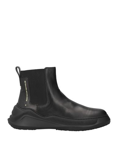 Oamc Man Ankle Boots Black Size 8 Leather In Black