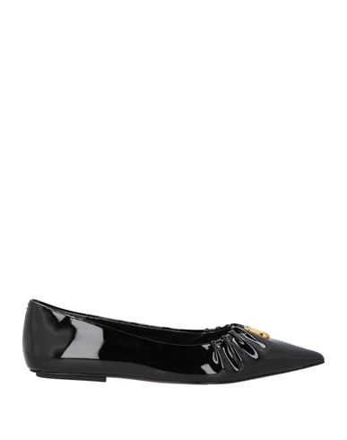 Marc Jacobs Woman Ballet Flats Black Size 7 Leather In Black