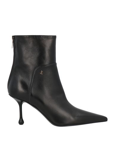 Jimmy Choo Woman Ankle Boots Black Size 9 Leather In Black
