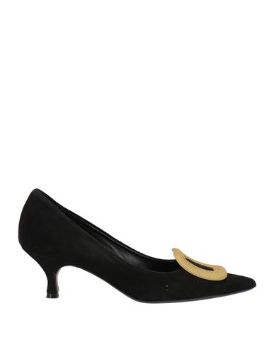Compagnia Italiana Woman Pumps Black Size 6 Leather In Black