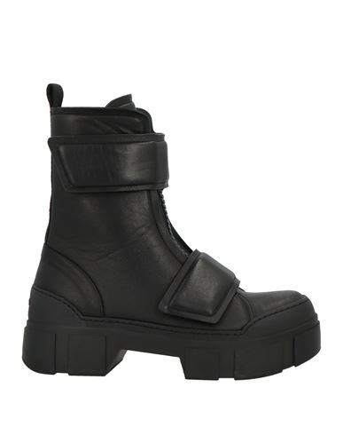 Vic Matie Vic Matiē Woman Ankle Boots Black Size 7 Leather In Black