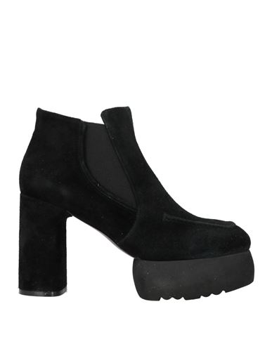 Jeannot Woman Ankle Boots Black Size 11 Leather