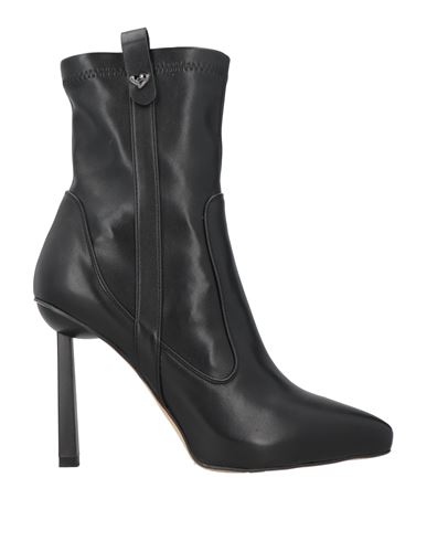 Braccialini Woman Ankle Boots Black Size 6 Textile Fibers In Black