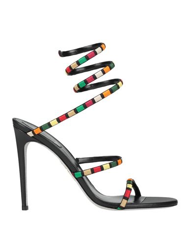 René Caovilla Carnaval Sandal In Black