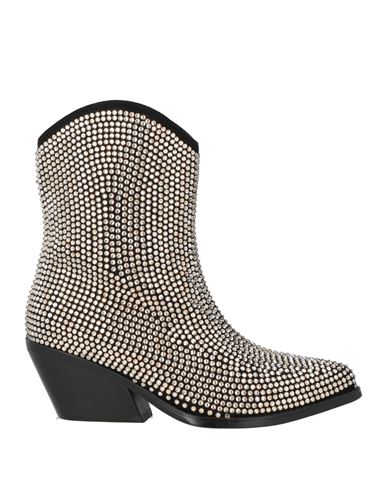 Tosca Blu Woman Ankle Boots Black Size 8 Textile Fibers In Black