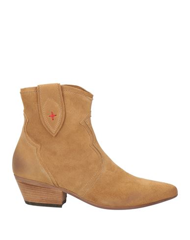 Parisienne Woman Ankle Boots Sand Size 5 Leather In Brown
