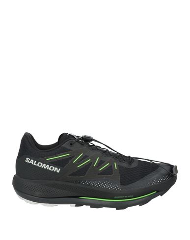 Salomon Man Sneakers Black Size 8.5 Textile Fibers In Black