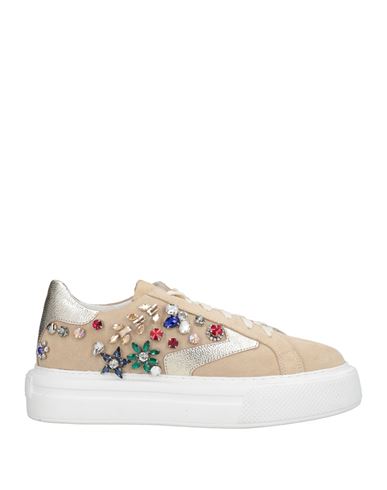 Tosca Blu Studio Woman Sneakers Beige Size 7 Leather In Neutral