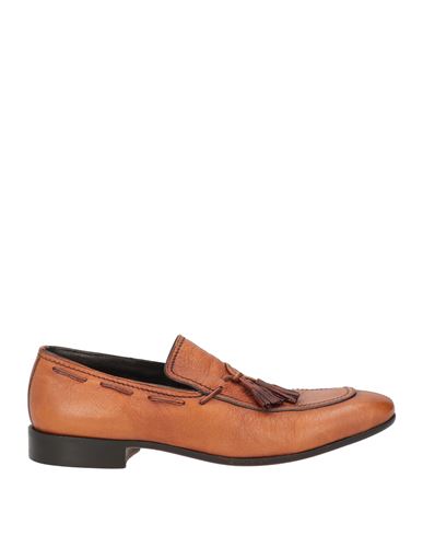 Lo.white Lo. White Man Loafers Brown Size 8 Leather In Brown