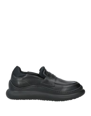 Stokton Man Loafers Black Size 9 Calfskin In Black