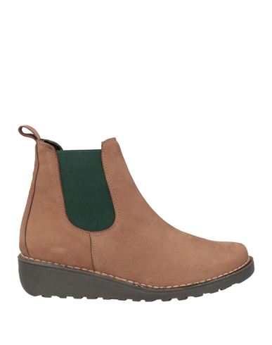 Chacal Woman Ankle Boots Brown Size 7 Leather In Brown