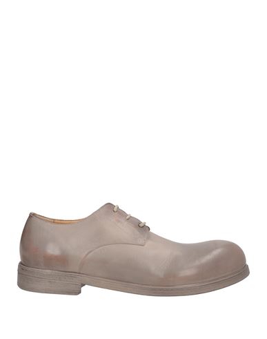 Marsèll Man Lace-up Shoes Taupe Size 8 Leather In Gray