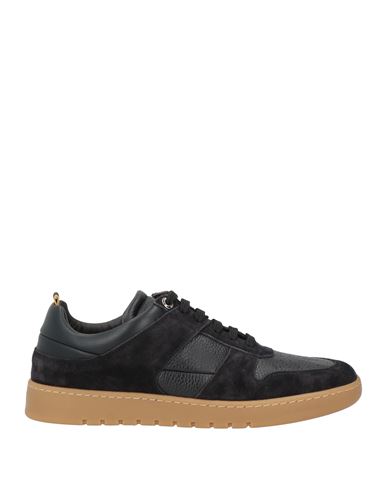 Moorer Man Sneakers Black Size 9 Leather In Black