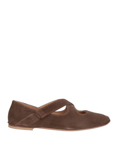 A.bocca A. Bocca Woman Ballet Flats Brown Size 8 Leather In Brown